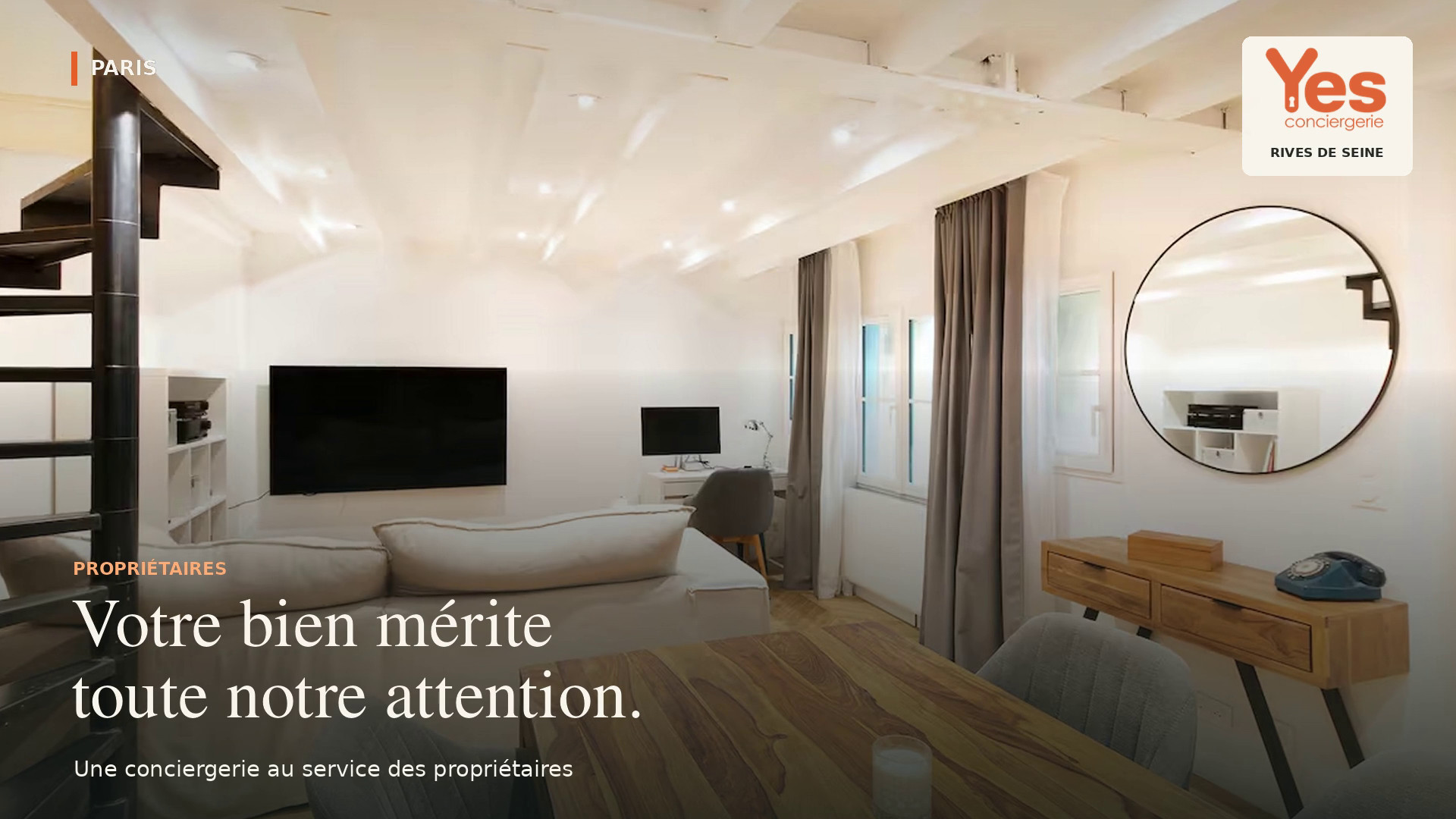 Yes Conciergerie Rives de Seine 92 - Appartement duplex Paris