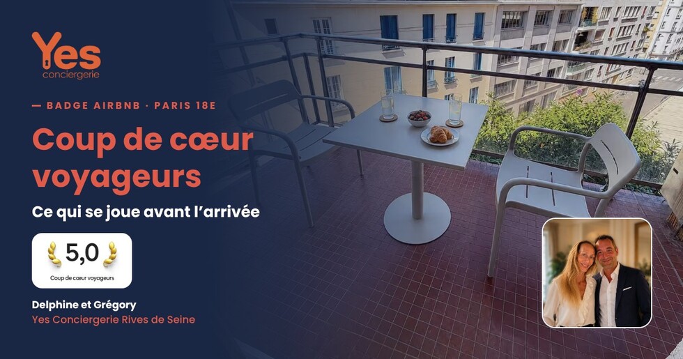 Coup de coeur voyageurs airbnb paris 18 - Yes conciergerie Rives de Seine